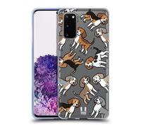 HEAD CASE DOG BREED PATTERNS CUSTODIA COVER MORBIDA IN GEL PER SAMSUNG PHONES 1