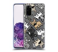 HEAD CASE DOG BREED PATTERNS CUSTODIA COVER MORBIDA IN GEL PER SAMSUNG PHONES 1