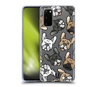 HEAD CASE DOG HEAD PATTERNS CUSTODIA COVER MORBIDA IN GEL PER SAMSUNG TELEFONI 1