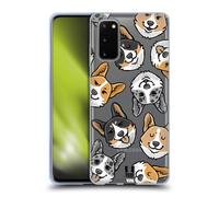 HEAD CASE DOG HEAD PATTERNS CUSTODIA COVER MORBIDA IN GEL PER SAMSUNG TELEFONI 1