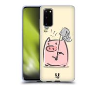 HEAD CASE DOLLY IL MAIALINO CUSTODIA COVER MORBIDA IN GEL PER SAMSUNG TELEFONI 1