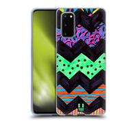 HEAD CASE DOODLE COLORATI CUSTODIA COVER MORBIDA IN GEL PER SAMSUNG TELEFONI 1