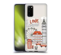 HEAD CASE DOODLE DI CITTA' CUSTODIA COVER MORBIDA IN GEL PER SAMSUNG TELEFONI 1