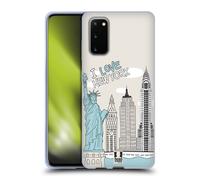 HEAD CASE DOODLE DI CITTA' CUSTODIA COVER MORBIDA IN GEL PER SAMSUNG TELEFONI 1