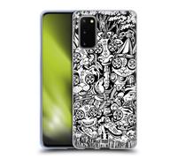 HEAD CASE DOODLE DOLLS CUSTODIA COVER MORBIDA IN GEL PER SAMSUNG TELEFONI 1