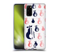 HEAD CASE DOODLE FRUTTATI CUSTODIA COVER MORBIDA IN GEL PER SAMSUNG TELEFONI 1