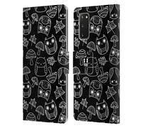 HEAD CASE DOODLE GUFI CUSTODIA COVER PORTAFOGLIO IN PELLE PER SAMSUNG TELEFONI 1