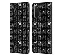 HEAD CASE DOODLE GUFI CUSTODIA COVER PORTAFOGLIO IN PELLE PER SAMSUNG TELEFONI 1