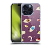 HEAD CASE DOODLE OCCHI CUSTODIA COVER MORBIDA IN GEL PER APPLE iPHONE TELEFONI