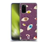 HEAD CASE DOODLE OCCHI CUSTODIA COVER MORBIDA IN GEL PER SAMSUNG TELEFONI 1