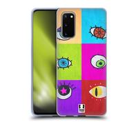 HEAD CASE DOODLE OCCHI CUSTODIA COVER MORBIDA IN GEL PER SAMSUNG TELEFONI 1