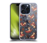 HEAD CASE DOODLES NATALE CUSTODIA COVER MORBIDA IN GEL PER APPLE iPHONE TELEFONI