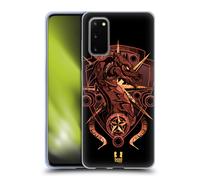 HEAD CASE EMBLEMI DRAGHI MEDIEVALI CUSTODIA COVER MORBIDA IN GEL PER SAMSUNG 1