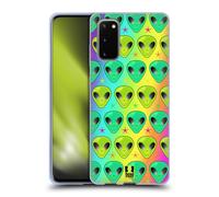 HEAD CASE EMOJII ALIENI CUSTODIA COVER MORBIDA IN GEL PER SAMSUNG TELEFONI 1