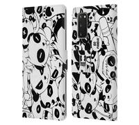 HEAD CASE ESPLOSIONE DI DOODLE CUSTODIA COVER PORTAFOGLIO IN PELLE PER SAMSUNG 1