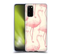 HEAD CASE FAB FLAMINGO CUSTODIA COVER MORBIDA IN GEL PER SAMSUNG TELEFONI 1