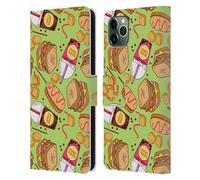 HEAD CASE FAST FOOD CUSTODIA COVER A PORTAFOGLIO PER APPLE iPHONE TELEFONI