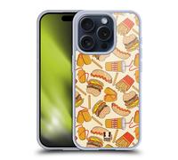 HEAD CASE FAST FOOD CUSTODIA COVER MORBIDA IN GEL PER APPLE iPHONE TELEFONI