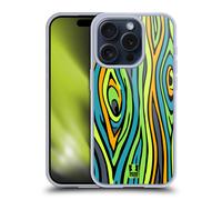 HEAD CASE FAUX BOIS CUSTODIA COVER MORBIDA IN GEL PER APPLE iPHONE TELEFONI