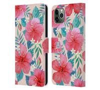 HEAD CASE FIORI ACQUARELLI 2 CUSTODIA COVER A PORTAFOGLIO PER APPLE iPHONE