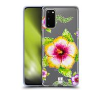 HEAD CASE FIORI ACQUARELLO CUSTODIA COVER MORBIDA IN GEL PER SAMSUNG TELEFONI 1