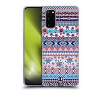 HEAD CASE FIORI AZTECHI CUSTODIA COVER MORBIDA IN GEL PER SAMSUNG TELEFONI 1