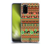 HEAD CASE FIORI AZTECHI CUSTODIA COVER MORBIDA IN GEL PER SAMSUNG TELEFONI 1