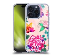 HEAD CASE FIORI DIPINTI CUSTODIA COVER MORBIDA IN GEL PER APPLE iPHONE TELEFONI