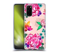 HEAD CASE FIORI DIPINTI CUSTODIA COVER MORBIDA IN GEL PER SAMSUNG TELEFONI 1