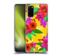 HEAD CASE FIORI DIPINTI CUSTODIA COVER MORBIDA IN GEL PER SAMSUNG TELEFONI 1