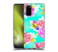 HEAD CASE FIORI DIPINTI CUSTODIA COVER MORBIDA IN GEL PER SAMSUNG TELEFONI 1