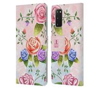 HEAD CASE FIORI ORGANICI CUSTODIA COVER A PORTAFOGLIO PER SAMSUNG TELEFONI 1