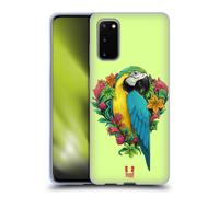 HEAD CASE FLORA E FAUNA CUSTODIA COVER MORBIDA IN GEL PER SAMSUNG TELEFONI 1