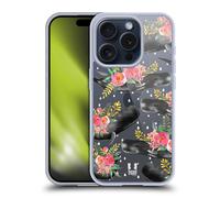 HEAD CASE FLORAL MARINE MAMMALS CUSTODIA COVER MORBIDA IN GEL PER APPLE iPHONE