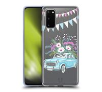 HEAD CASE FLORAL VINTAGE CARS CUSTODIA COVER MORBIDA IN GEL PER SAMSUNG PHONES 1