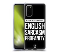 HEAD CASE FRASI SFACCIATE CUSTODIA COVER MORBIDA IN GEL PER SAMSUNG TELEFONI 1