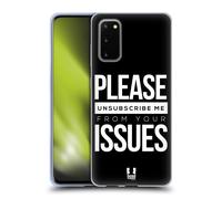 HEAD CASE FRASI SFACCIATE CUSTODIA COVER MORBIDA IN GEL PER SAMSUNG TELEFONI 1