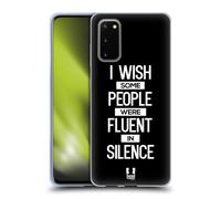 HEAD CASE FRASI SFACCIATE CUSTODIA COVER MORBIDA IN GEL PER SAMSUNG TELEFONI 1