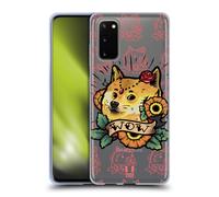HEAD CASE FUNNY TATTOOS CUSTODIA COVER MORBIDA IN GEL PER SAMSUNG TELEFONI 1