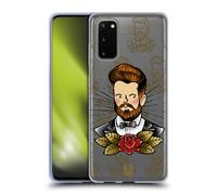 HEAD CASE FUNNY TATTOOS CUSTODIA COVER MORBIDA IN GEL PER SAMSUNG TELEFONI 1