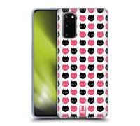 HEAD CASE GATTI A POIS CUSTODIA COVER MORBIDA IN GEL PER SAMSUNG TELEFONI 1