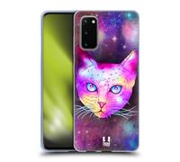 HEAD CASE GATTI GALASSIA CUSTODIA COVER MORBIDA IN GEL PER SAMSUNG TELEFONI 1
