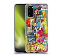 HEAD CASE GATTO AZTECO CUSTODIA COVER MORBIDA IN GEL PER SAMSUNG TELEFONI 1