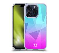 HEAD CASE GEOMETRIC OMBRE CUSTODIA COVER MORBIDA IN GEL PER APPLE iPHONE PHONES