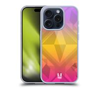 HEAD CASE GEOMETRIC OMBRE CUSTODIA COVER MORBIDA IN GEL PER APPLE iPHONE PHONES