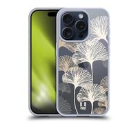 HEAD CASE GINGKO LEAF PATTERNS CUSTODIA COVER MORBIDA IN GEL PER APPLE iPHONE