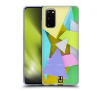 HEAD CASE GLASS FRAGMENTS CUSTODIA COVER MORBIDA IN GEL PER SAMSUNG TELEFONI 1