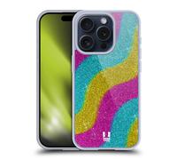 HEAD CASE GLITTER CUSTODIA COVER MORBIDA IN GEL PER APPLE iPHONE TELEFONI