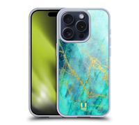 HEAD CASE GLITTERY MARBLE PRINTS CUSTODIA COVER MORBIDA IN GEL PER APPLE iPHONE