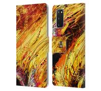 HEAD CASE GOCCE FLOREALI CUSTODIA COVER A PORTAFOGLIO PER SAMSUNG TELEFONI 1